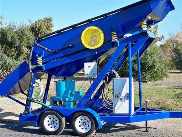 淘金车或移动选金设备